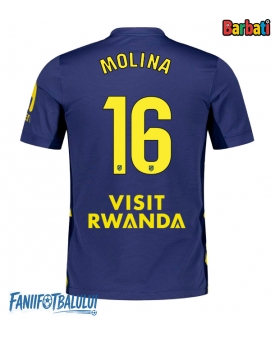 Atletico Madrid Nahuel Molina #16 Tricou Fotbal Replică 2025-26 Barbati Deplasare